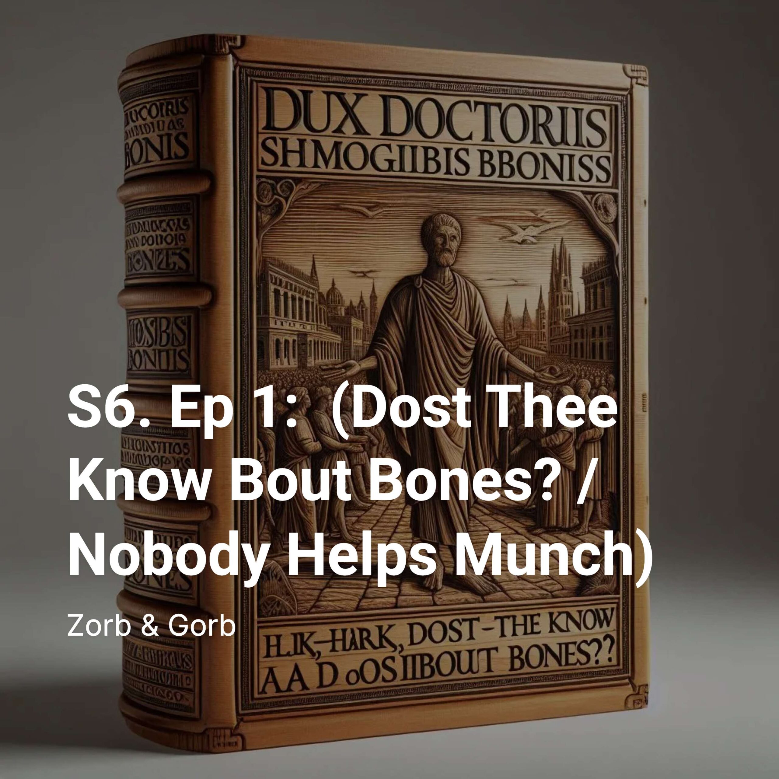 S6. Ep 1:  (Dost Thee Know Bout Bones? / Nobody Helps Munch)